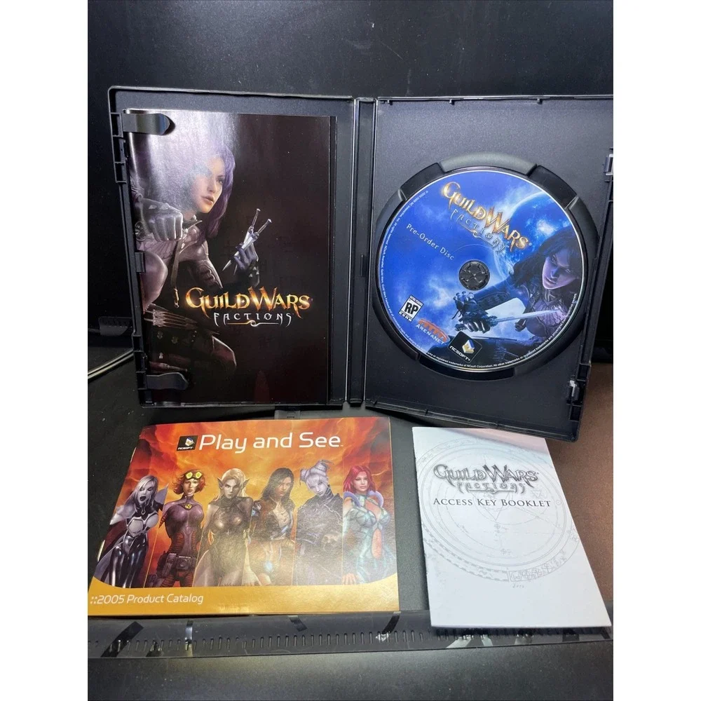 RARE Guild Wars Factions Pre-Order Edition PC Full Not Included wata IGS